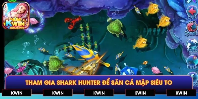 Tham gia Shark Hunter để săn cá mập siêu to